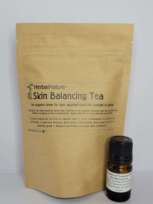 HerbalNature™ Skin Balancing Tea Kit w/Essential Oil