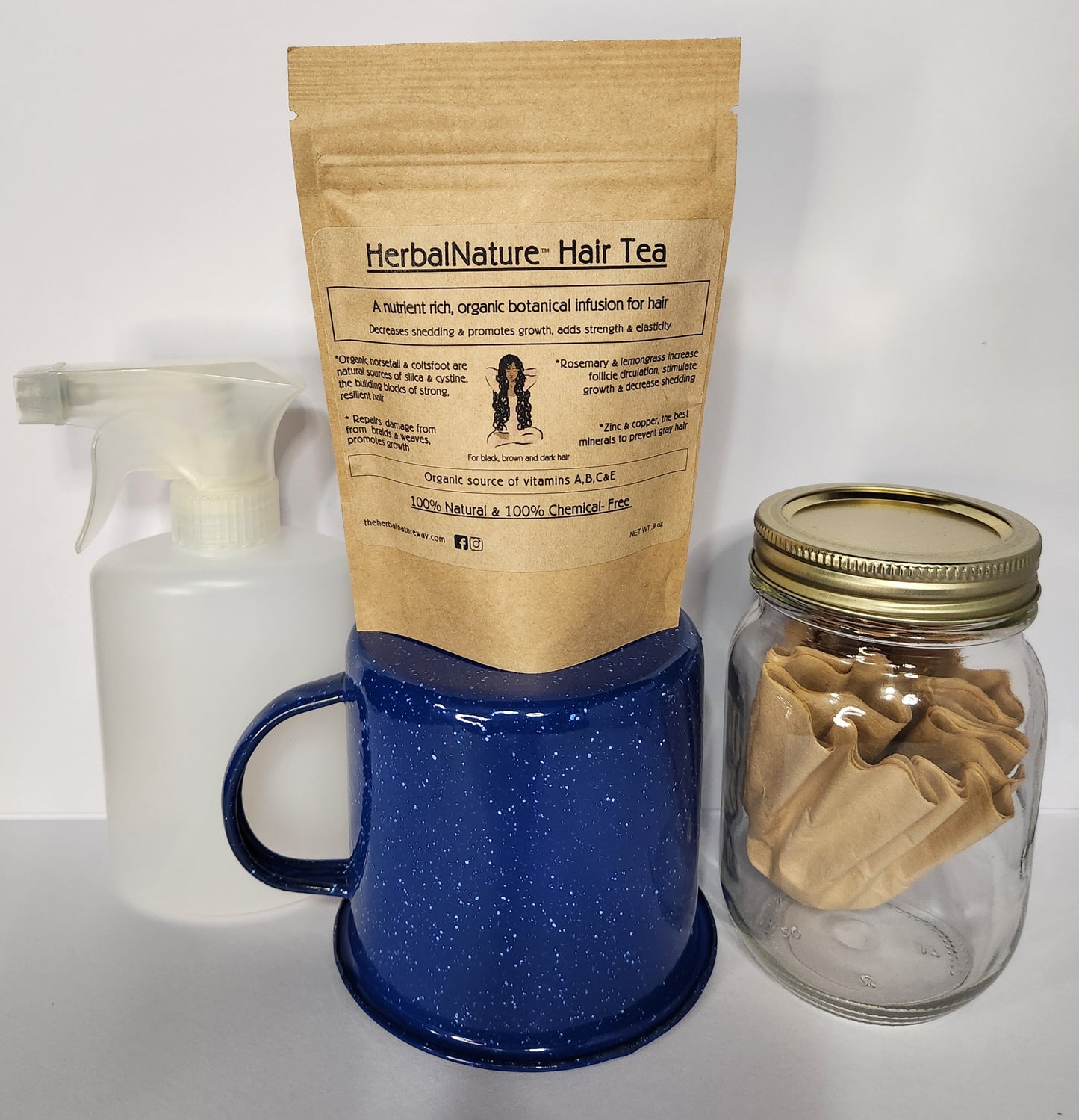 HerbalNature Hair Tea Kit